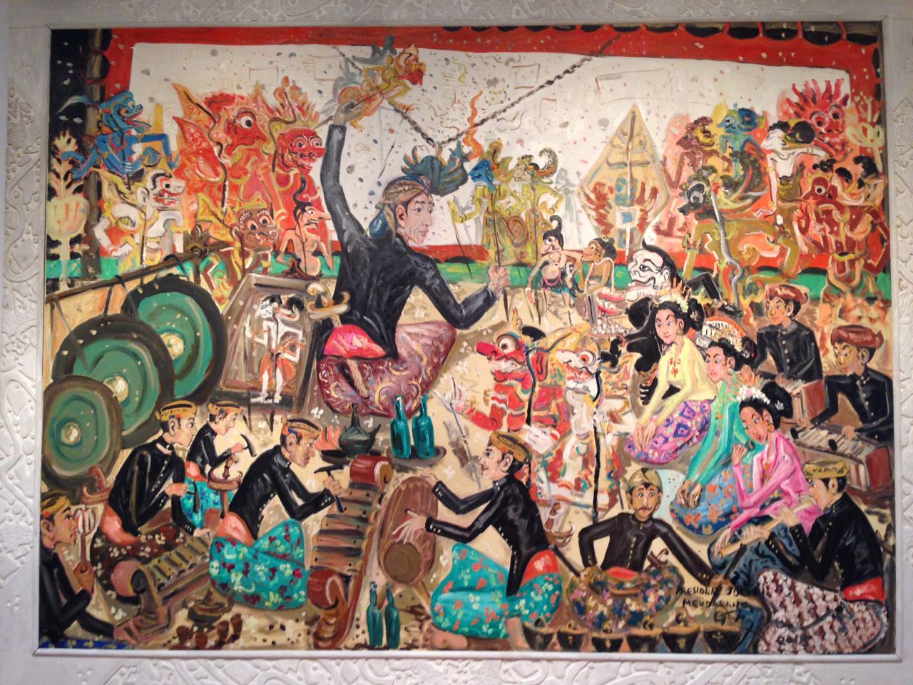 Warna-Warni Pameran Lukisan Nyoman Gunarsa